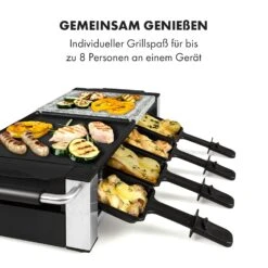 Bistecca Raclette 1200W Metall / Stein 8 Personen Kontroll-LED 12 Bistecca Raclette 1200W Metall / Stein 8 Personen Kontroll-LED -Haushaltsgeräte Store 10035293 de 0005 logo