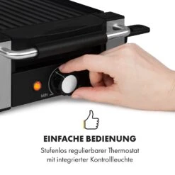 Bistecca Raclette 1200W Metall / Stein 8 Personen Kontroll-LED 14 Bistecca Raclette 1200W Metall / Stein 8 Personen Kontroll-LED -Haushaltsgeräte Store 10035293 de 0007 logo