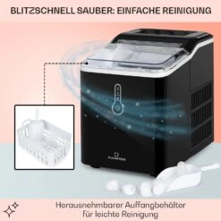 Chillout Eiswürfelmaschine Bulleteis 12kg/24h Wassertank: 1,5 L -Haushaltsgeräte Store 10035320 de 0005 usp