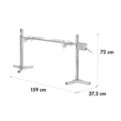 Sauenland Survivor Spanferkelgrill Drehspieß 12W 70kg Max. Edelstahl -Haushaltsgeräte Store 10035372 yy 0008 logo Klarstein Spanferkelgrill Sauenland Survivor