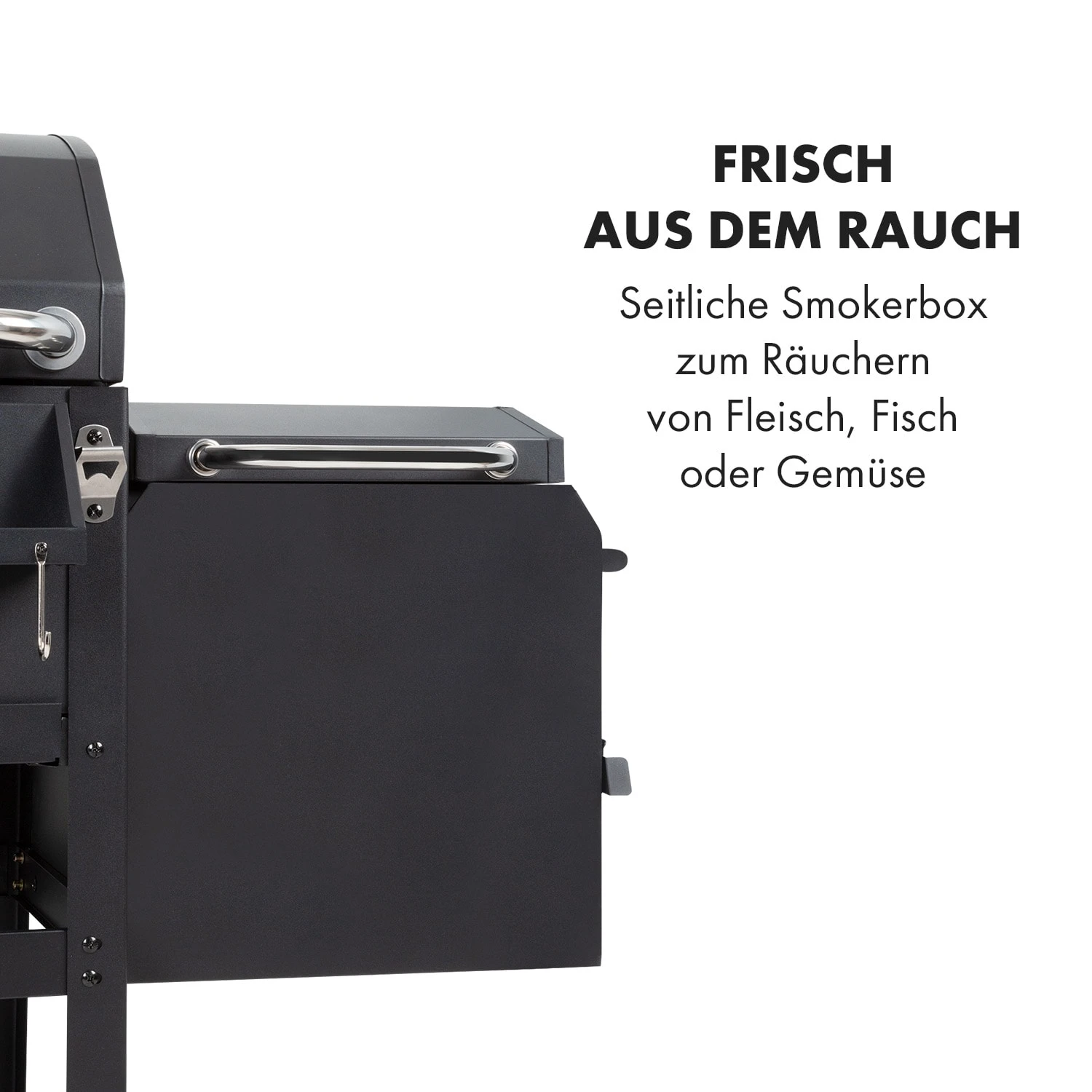 Kingsville Smoker Kombigrill Gas Kohle Smoker 13,5kW 3+1 Brenner 4 Kingsville Smoker Kombigrill Gas Kohle Smoker 13,5kW 3+1 Brenner – Bild 4