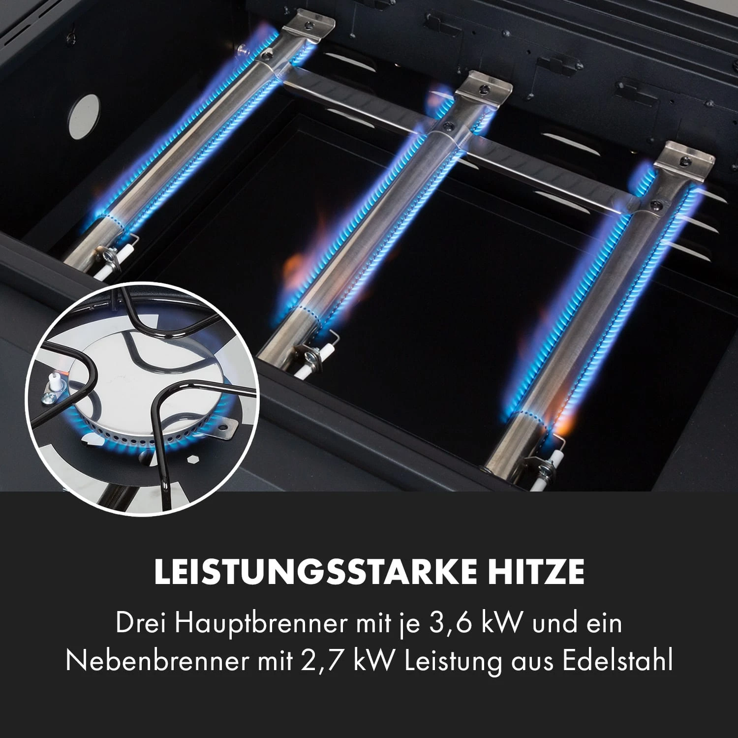 Kingsville Smoker Kombigrill Gas Kohle Smoker 13,5kW 3+1 Brenner 5 Kingsville Smoker Kombigrill Gas Kohle Smoker 13,5kW 3+1 Brenner – Bild 5