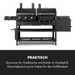 Kingsville Smoker Kombigrill Gas Kohle Smoker 13,5kW 3+1 Brenner 16 Kingsville Smoker Kombigrill Gas Kohle Smoker 13,5kW 3+1 Brenner -Haushaltsgeräte Store 10035409 de 0006 logo