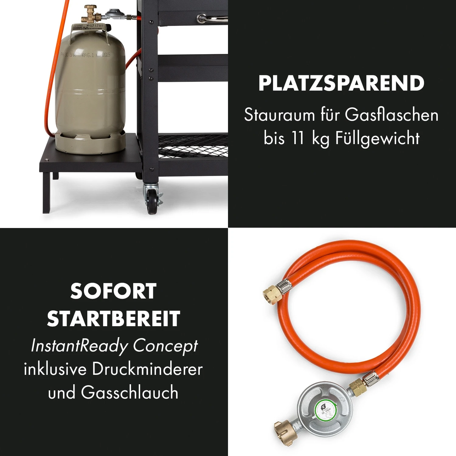 Kingsville Smoker Kombigrill Gas Kohle Smoker 13,5kW 3+1 Brenner 7 Kingsville Smoker Kombigrill Gas Kohle Smoker 13,5kW 3+1 Brenner – Bild 7