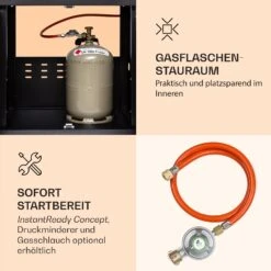 Valdosta 4.1 Gasgrill 4 X 2,8 KW + 2,5 KW Brenner Edelstahl Mobil -Haushaltsgeräte Store 10035415 de 0005 logo