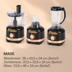 Luca Multifunktionsmixer 1000 W 3 L Stufenlose Geschwindigkeit 6 Modi -Haushaltsgeräte Store 10035487 de 0007 logo