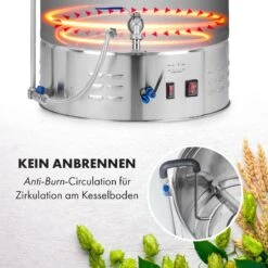 Brauheld Pro Maischekessel 3300W 70L 30-100°C Umwälzpumpe Edelstahl -Haushaltsgeräte Store 10035516 de 0006 logo