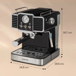 Gusto Classico Espressomaker 1350 Watt 20 Bar Druck 1,5 Liter -Haushaltsgeräte Store 10035564 yy 0008 logo