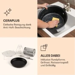 VitAir Smart Heißluftfritteuse App-Steuerung / 1400W / 7,75 Ltr / 20 Programme 14 VitAir Smart Heißluftfritteuse App-Steuerung / 1400W / 7,75 Ltr / 20 Programme -Haushaltsgeräte Store 10035592 de 0007 logo