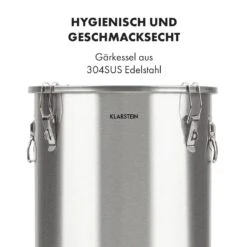 Gärkeller Pro XL Fermentierkessel 60 Liter Ablassventil 304-Edelstahl 14 Gärkeller Pro XL Fermentierkessel 60 Liter Ablassventil 304-Edelstahl -Haushaltsgeräte Store 10035622 de 0006 logo