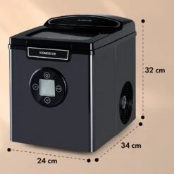 Icemeister 2G Eiswürfelmaschine 12kg/24h LC-Display Edelstahl 13 Icemeister 2G Eiswürfelmaschine 12kg/24h LC-Display Edelstahl -Haushaltsgeräte Store 10035712 yy 0011 dimensions