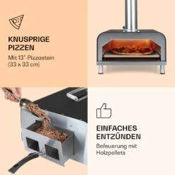 Diavolo Pizza-Pelletofen Inkl. Pizzastein Thermometer Edelstahl -Haushaltsgeräte Store 10035757 de 0003 logo