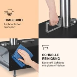 Diavolo Pizza-Pelletofen Inkl. Pizzastein Thermometer Edelstahl -Haushaltsgeräte Store 10035757 de 0005 logo