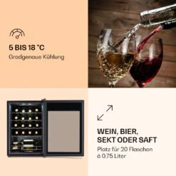 Ultimo 20 Uno Weinkühlschrank 53l Touch-Bedienfeld 131W 5-18°C -Haushaltsgeräte Store 10035778 de 0003 logo
