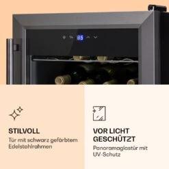 Ultimo 20 Uno Weinkühlschrank 53l Touch-Bedienfeld 131W 5-18°C -Haushaltsgeräte Store 10035778 de 0004 logo