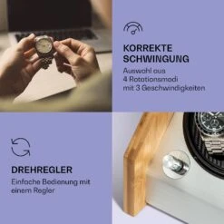 Garonne 2 Uhrenbeweger 1 Drehteller 2 Uhren 3 Speeds 4 Modi Bambus 7 Garonne 2 Uhrenbeweger 1 Drehteller 2 Uhren 3 Speeds 4 Modi Bambus -Haushaltsgeräte Store 10036041 de 0003 logo