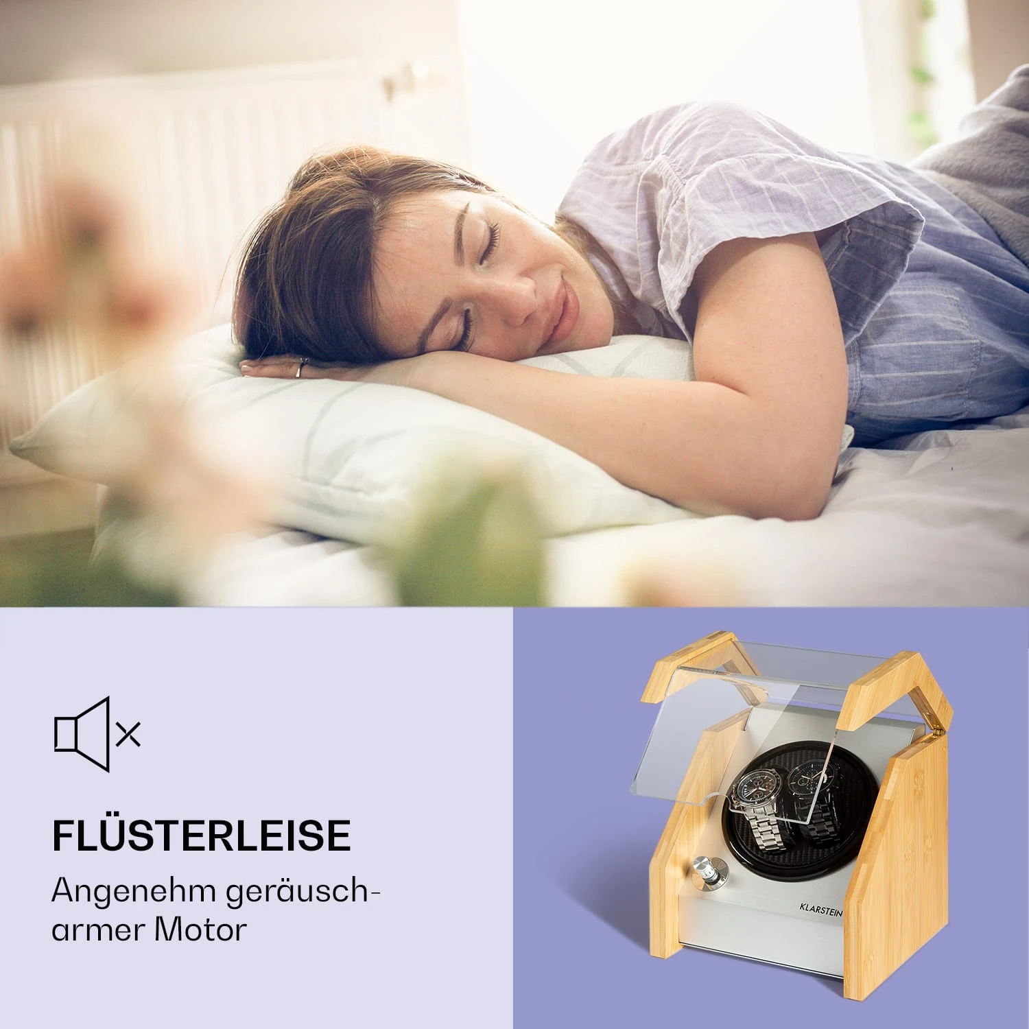 Garonne 2 Uhrenbeweger 1 Drehteller 2 Uhren 3 Speeds 4 Modi Bambus 4 Garonne 2 Uhrenbeweger 1 Drehteller 2 Uhren 3 Speeds 4 Modi Bambus – Bild 4