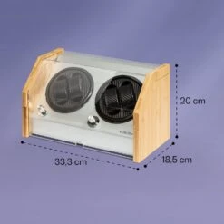 Garonne 4 Uhrenbeweger, 2 Drehteller, 4 Uhren, 3 Geschwindigkeiten, 4 Modi, Bambus -Haushaltsgeräte Store 10036042 yy 0005 logo