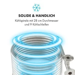 Counterflow Gegenstromkühler Ø28cm 9 Schleifen 304 Edelstahl -Haushaltsgeräte Store 10036084 de 0003 logo