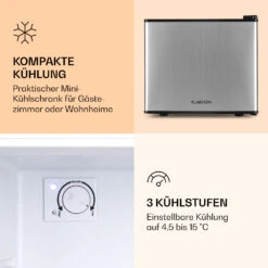Geheimversteck Mini-Kühlschrank 2 Ebenen 17Ltr. 26dB Thermoelektrisch -Haushaltsgeräte Store 10036105 de 0005 logo