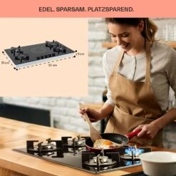 MultiChef 5 Kombi-Gaskochfeld Gas/Glaskeramik 5 Zonen 14 MultiChef 5 Kombi-Gaskochfeld Gas/Glaskeramik 5 Zonen -Haushaltsgeräte Store 10036338 de 0006 usp