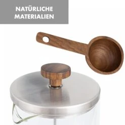 Glaswerk Ristretto French Press 0,35 Liter Borosilikatglas Edelstahl Walnussholz 14 Glaswerk Ristretto French Press 0,35 Liter Borosilikatglas Edelstahl Walnussholz -Haushaltsgeräte Store 10036360 de 0007 logo