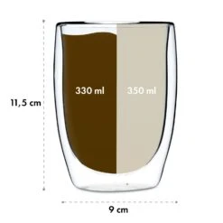 Jesolo Doppelwandige Thermogläser 350 Ml Handgemacht Borosilikatglas -Haushaltsgeräte Store 10036363 yy 0007 logo