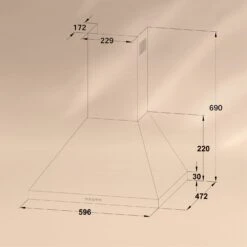 Victoria Dunstabzugshaube 60cm Retro-Design 644,5m³/h 2 LED-Lampen 12 Victoria Dunstabzugshaube 60cm Retro-Design 644,5m³/h 2 LED-Lampen -Haushaltsgeräte Store 10036447 de 0006 logo