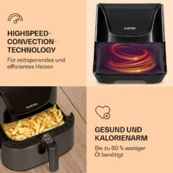 AeroVital Deluxe Heißluftfritteuse 1700W 5,4 Liter Edelstahl -Haushaltsgeräte Store 10036476 de 0005 logo