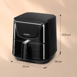 AeroVital Deluxe Heißluftfritteuse 1700W 5,4 Liter Edelstahl -Haushaltsgeräte Store 10036476 yy 0007 logo