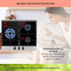 Alchemist 3 Gaskochfeld 3-flammig Aluminium-Brenner Glaskeramik 11 Alchemist 3 Gaskochfeld 3-flammig Aluminium-Brenner Glaskeramik -Haushaltsgeräte Store 10037804 de 0003 usp