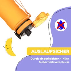 Schmatzfatz Trinkflasche Sportflasche 500 Ml 24 Cm Tritan -Haushaltsgeräte Store 10037953 de 0003 usp