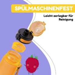 Schmatzfatz Trinkflasche Sportflasche 500 Ml 24 Cm Tritan -Haushaltsgeräte Store 10037953 de 0004 usp