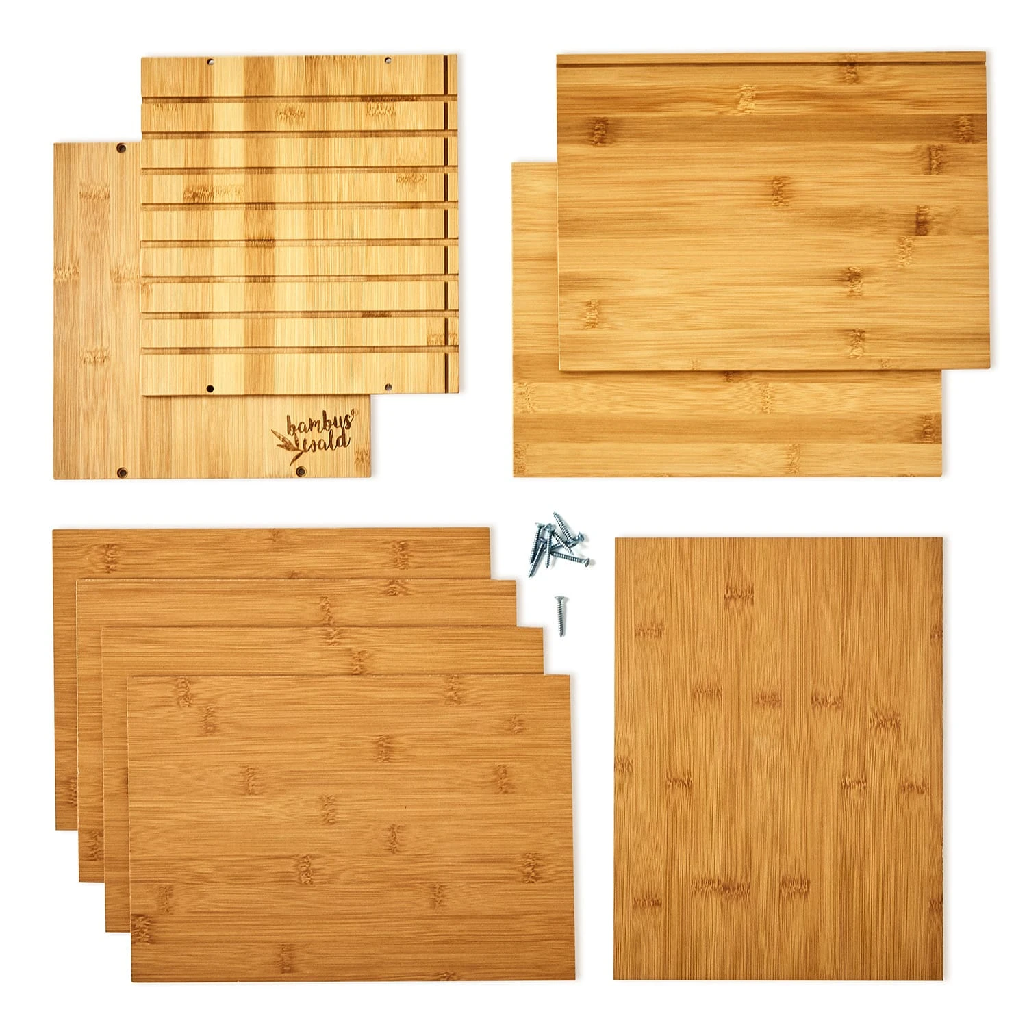 Ablagebox Briefbox Organizer 5 Fächer Maße: 30,5x24x22,5 Cm Bambus 3 Ablagebox Briefbox Organizer 5 Fächer Maße: 30,5x24x22,5 Cm Bambus – Bild 3