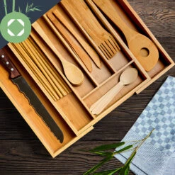 Besteckkasten 5-7 Fächer Max. 40 X 5 X 35,5 Cm Bambus 11 Besteckkasten 5-7 Fächer Max. 40 X 5 X 35,5 Cm Bambus -Haushaltsgeräte Store 10038140 yy 0003 logo