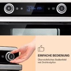 AeroVital Jumbo 3-in-1 Heißluftfritteuse Toaster Dörrautomat 1550 W 18 Liter 10 AeroVital Jumbo 3-in-1 Heißluftfritteuse Toaster Dörrautomat 1550 W 18 Liter -Haushaltsgeräte Store 10038338 de 0003 logo