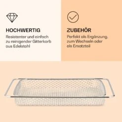AeroVital Jumbo Heißluftfritteuse Gitterkorb Edelstahl 6 AeroVital Jumbo Heißluftfritteuse Gitterkorb Edelstahl -Haushaltsgeräte Store 10038341 de 0003 logo
