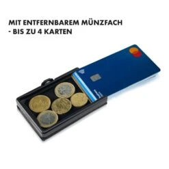 ZNAP Slim Wallet 8 Karten Münzfach 8 X 1,5 X 6 Cm (BxHxT) RFID-Schutz 12 ZNAP Slim Wallet 8 Karten Münzfach 8 X 1,5 X 6 Cm (BxHxT) RFID-Schutz -Haushaltsgeräte Store 10038783 de 0005 logo