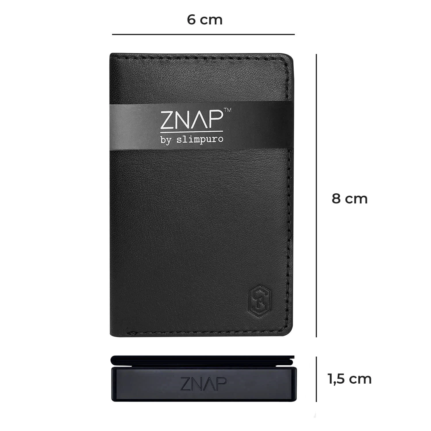 ZNAP Slim Wallet 8 Karten Münzfach 8 X 1,5 X 6 Cm (BxHxT) RFID-Schutz 8 ZNAP Slim Wallet 8 Karten Münzfach 8 X 1,5 X 6 Cm (BxHxT) RFID-Schutz – Bild 8