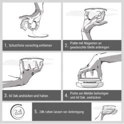 Magnetic Mount Magnethalterung Für Rauchmelder Ab 7 Cm Ø Selbstklebend 10 Magnetic Mount Magnethalterung Für Rauchmelder Ab 7 Cm Ø Selbstklebend -Haushaltsgeräte Store 10038805 de 0005 logo