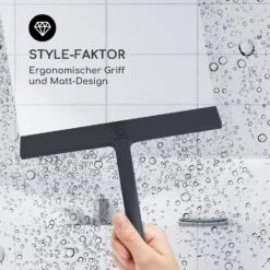 Blaze Duschabzieher 23 Cm Silikonumhüllung Edelstahlkern Modernes Design -Haushaltsgeräte Store 10039049 de 0003 usp