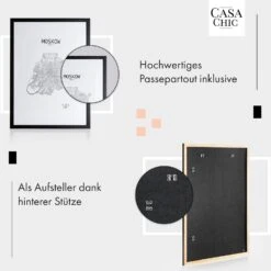 Kenton Bilderrahmen Rechteckig DIN A1 Passepartout Plexiglas -Haushaltsgeräte Store 10039261 de 0004 usp