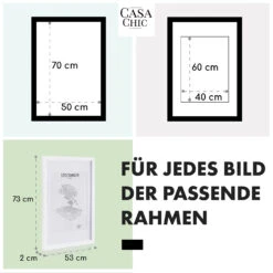 Kenton Bilderrahmen Rechteckig 70 X 50 Cm Passepartout Plexiglas -Haushaltsgeräte Store 10039265 de 0005 usp
