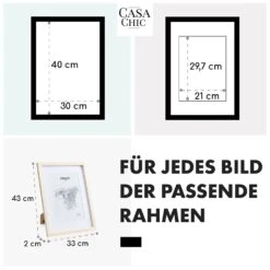 Edinburgh Bilderrahmen Rechteckig 30 X 40 Cm Fotos Passepartout Echtholz -Haushaltsgeräte Store 10039282 de 0005 usp