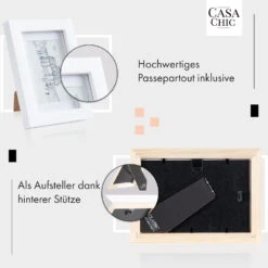 Everton Bilderrahmen 3er-Set Rechteckig 14 X 9 Cm Fotos Passepartout Glas -Haushaltsgeräte Store 10039283 de 0004 usp