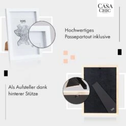 Everton Bilderrahmen Rechteckig DIN A4 28,8 X 20 Cm Fotos Passepartout Glas -Haushaltsgeräte Store 10039284 de 0004 usp