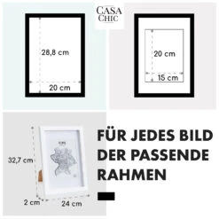 Everton Bilderrahmen Rechteckig DIN A4 28,8 X 20 Cm Fotos Passepartout Glas -Haushaltsgeräte Store 10039284 de 0005 usp
