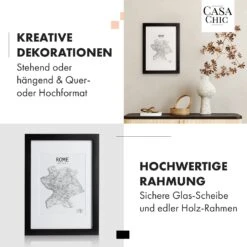 Brighton Bilderrahmen Glasscheibe DIN A4 Mit Passepartout Echtholz -Haushaltsgeräte Store 10039295 de 0003 usp