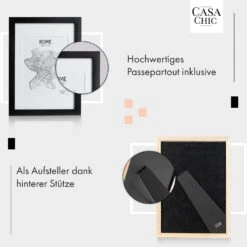 Brighton Bilderrahmen Glasscheibe DIN A4 Mit Passepartout Echtholz -Haushaltsgeräte Store 10039295 de 0004 usp