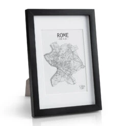 Brighton Bilderrahmen Glasscheibe DIN A4 Mit Passepartout Echtholz